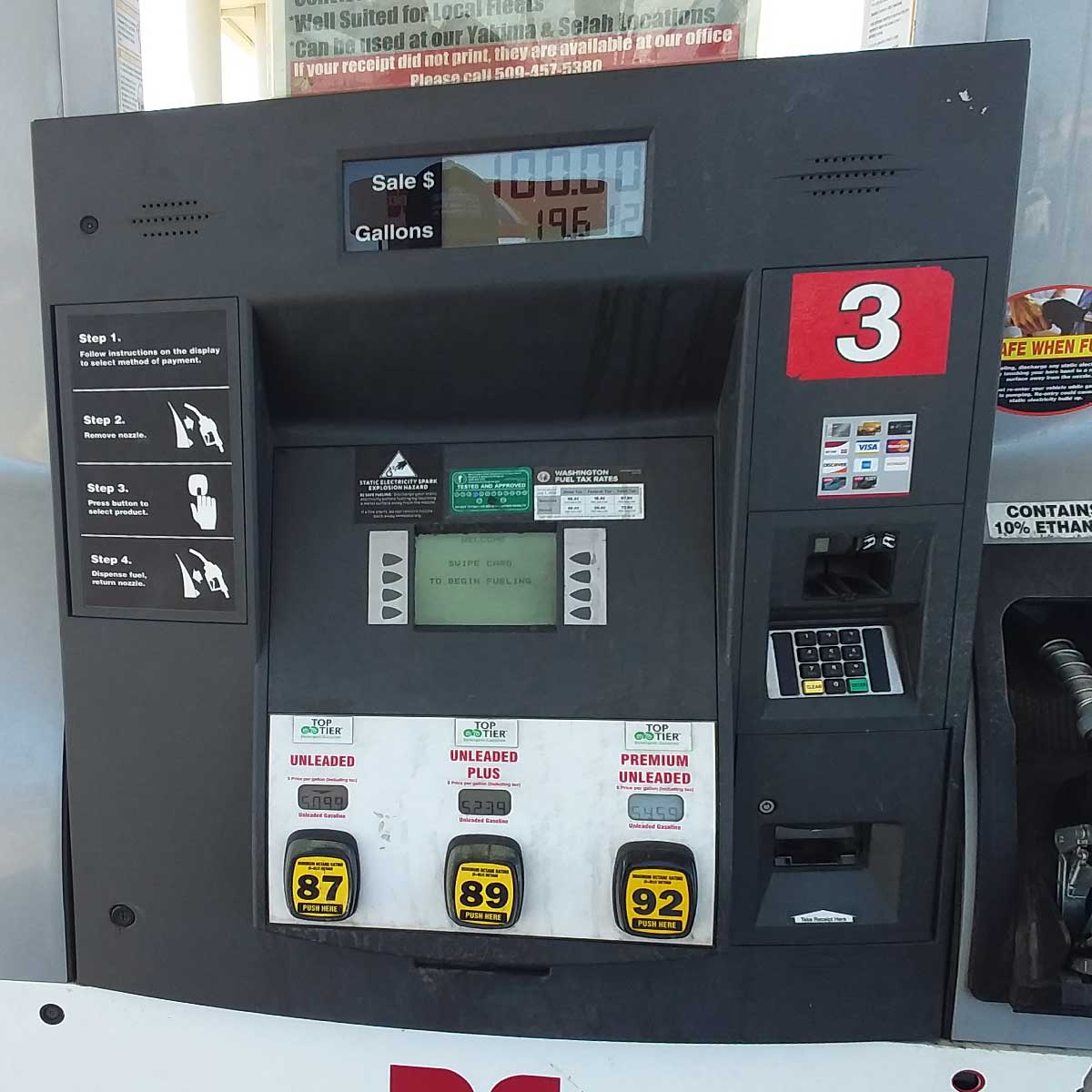 Coeur d'Alene Service Station Equipment - Fuel pump interface