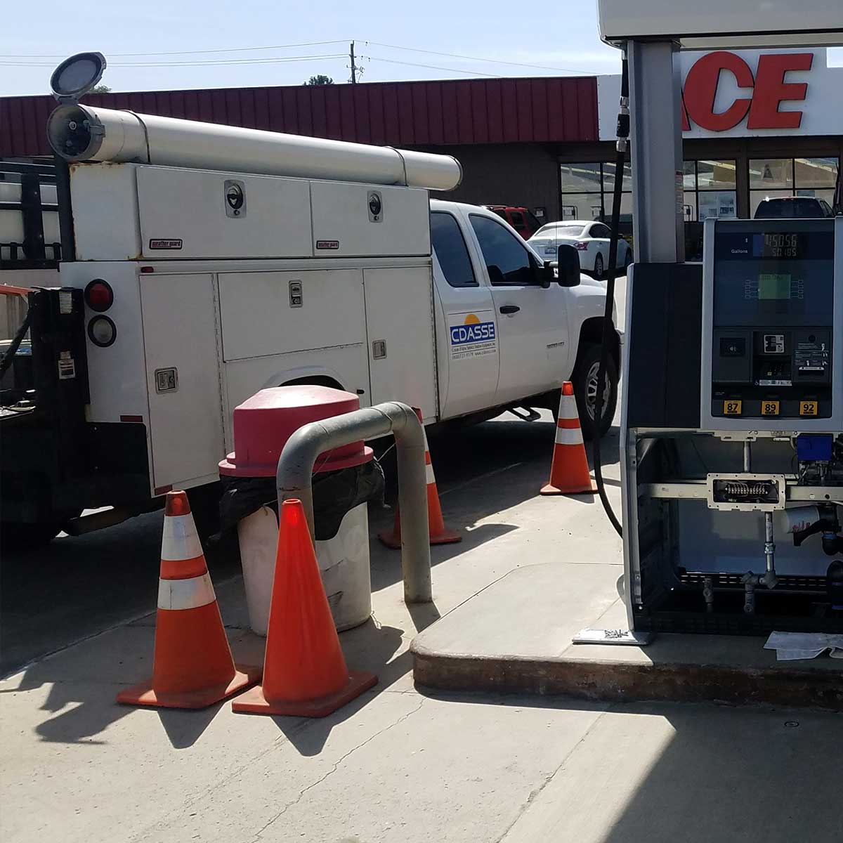 Servicing a Gas Pump - Coeur d'Alene Service Station Equipment